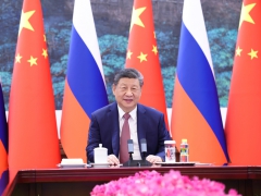 习近平同俄罗斯总统普京举行视频会晤